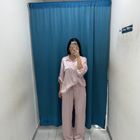 Pantalone palazzo satin 24205
