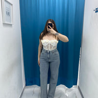 Top con rose 6003