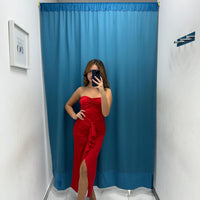 Vestito con rouches 17864