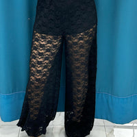 Pantalone palazzo in pizzo lumina 2874