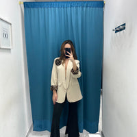 Blazer con dettagli animalier 8397