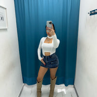 Gonna cargo denim 5010