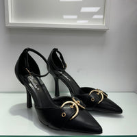 Décolleté con fibbia black