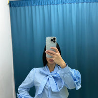 Camicia con fiocco 3491