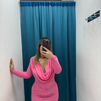 Vestito con drappeggio 12702
