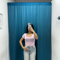 Body mezze maniche con scollo 5377