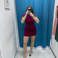 Vestito in velluto 5932