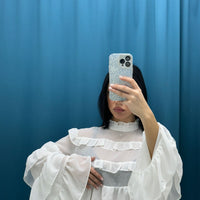 Camicia rouches 9306