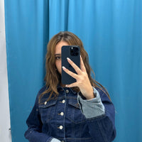 Giacca denim crop 12428