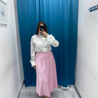 Gonna satin rosa 1166