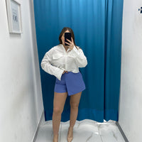 Gonna a righe celeste 36444