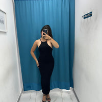 Vestito a giro a coste 5186