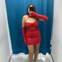 Vestito in ecopelle 6999