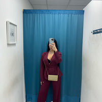 Tailleur con cintura 13158