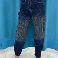 Jeans balloon con brillantini 1279