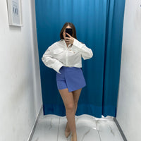 Gonna a righe celeste 36444