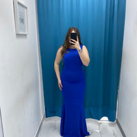 Vestito lungo con scollo 24439