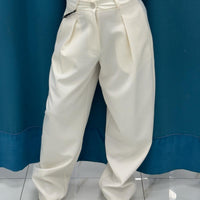 Pantalone slouchy panna Lumina 2220