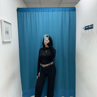 Pantalone a palazzo con cintura 5386