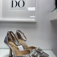 Décolleté argento