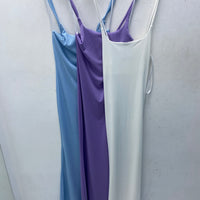 Vestito lungo a costine