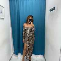 Vestito stampa animalier 29437