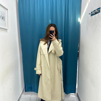 Trench in ecopelle panna 6013