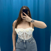 Top con rose 6003