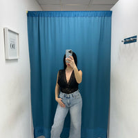 Top corto in pizzo 9638