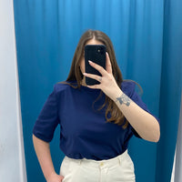 Maglia a mezze maniche con spalline 93755