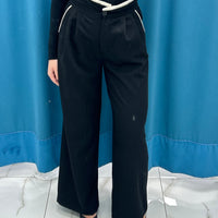 Pantalone con rifiniture bianche 9160