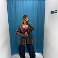 Cappotto “Burgundy Check” - 6726