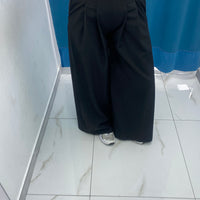 Pantalone wide leg con cintura 18065