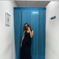 Coordinato gilet e gonna lunga 35554