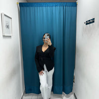 Jeans bianco wide leg 33813