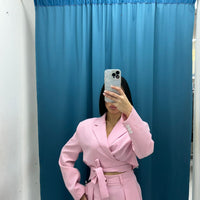 Giacca corta rosa Lumina 2219