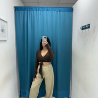 Pantalone wide leg 15592