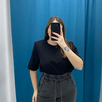 Maglia a mezze maniche con spalline 93755