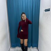 Velvet Line Dress - 1799