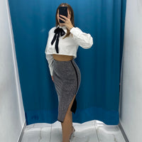 Gonna longuette brillantini 6586