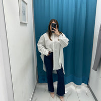 Jeans flare denim scuro 3023