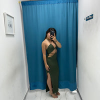 Vestito longuette cut out 17619