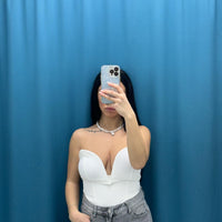 Top con scollo 2198