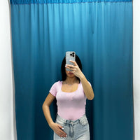 Body mezze maniche con scollo 5377