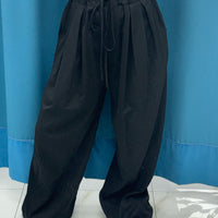 Pantalone a palazzo con tasche 80099