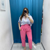 Pantalone slouchy 9104
