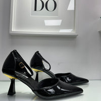 Décolleté vernice black