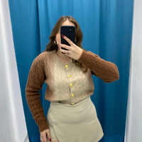 Gonna a pantaloncino beige 9062