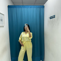 Pantalone palazzo satin 24205