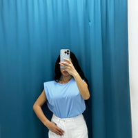 Maglia con spalline 2572